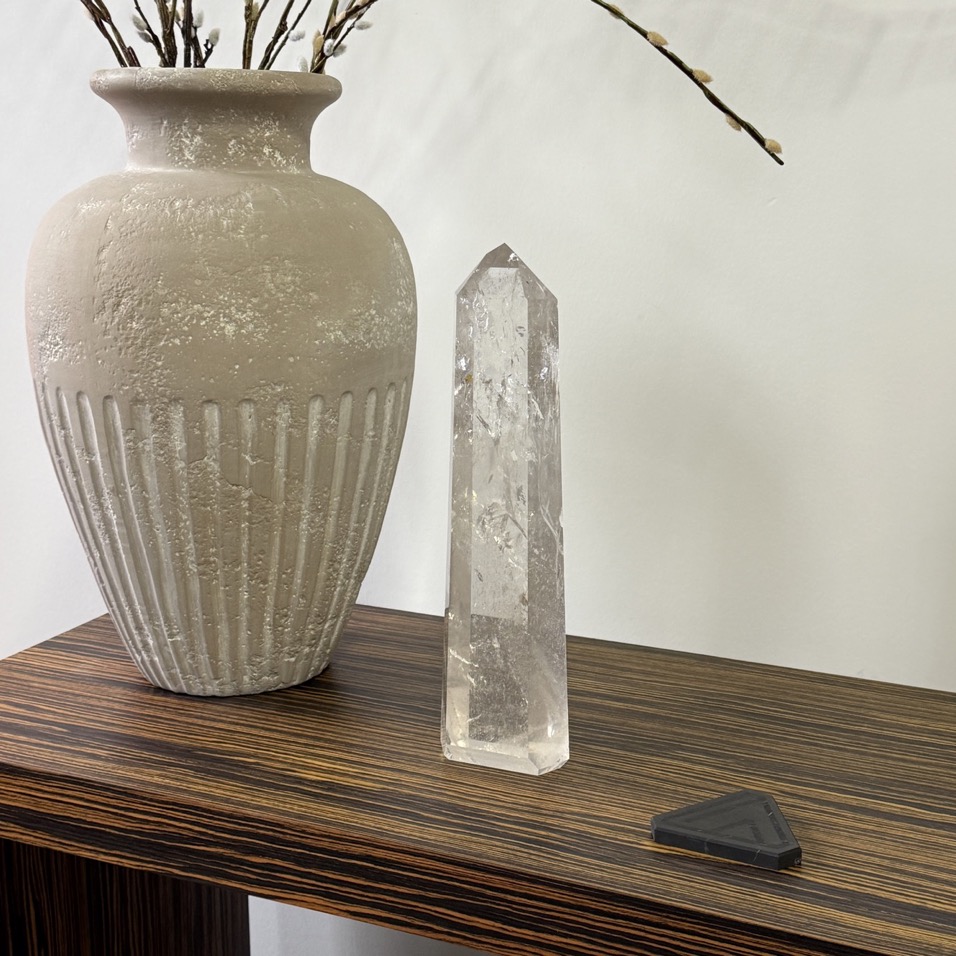 Giant Quartz Polished Obelisk 15.5", Brazil - Image 2