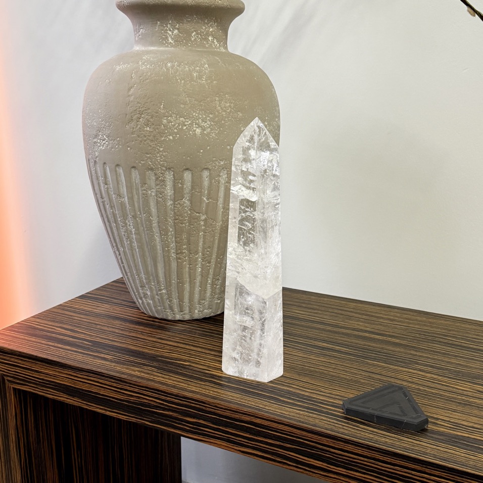 Giant Quartz Polished Obelisk 14", Brazil - Image 2