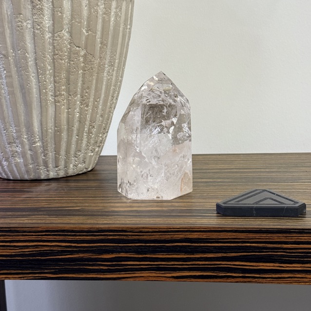 XL Quartz Polished Point 6.5", Brazil - Image 4
