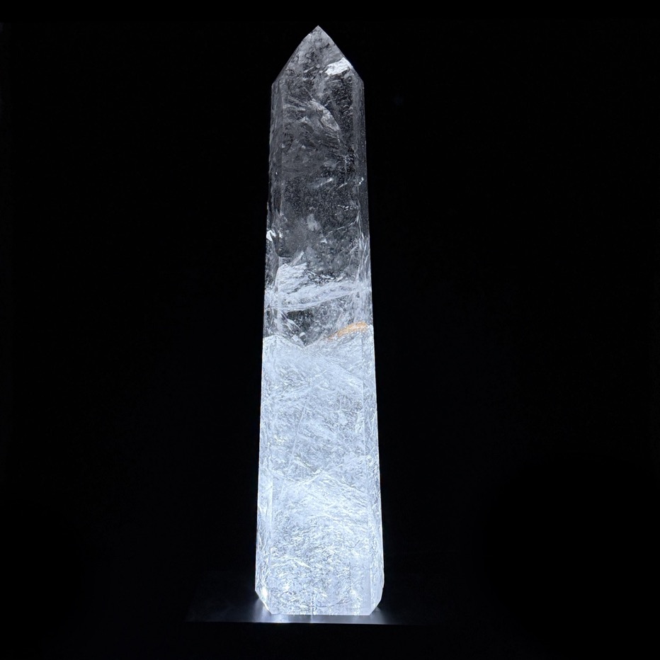 Giant Quartz Polished Obelisk 16.75", Brazil - Image 4