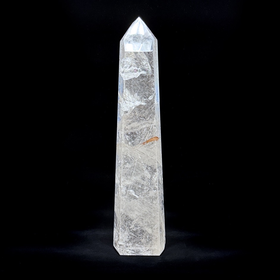 Giant Quartz Polished Obelisk 16.75", Brazil