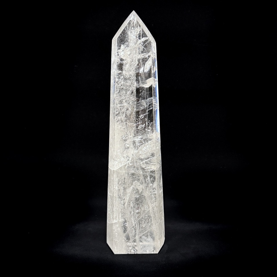 Giant Quartz Polished Obelisk 14", Brazil - Image 5