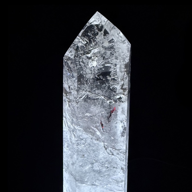 Giant Quartz Polished Obelisk 13.25", Brazil - Image 7