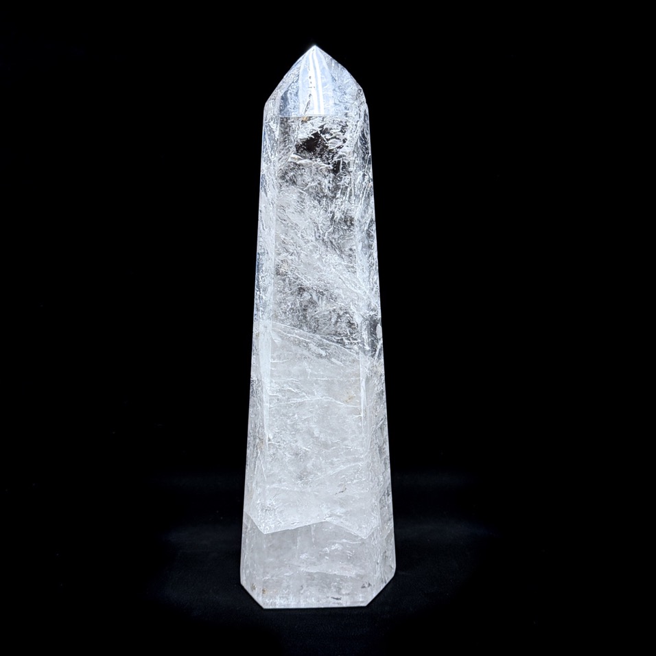 Giant Quartz Polished Obelisk 13.25", Brazil