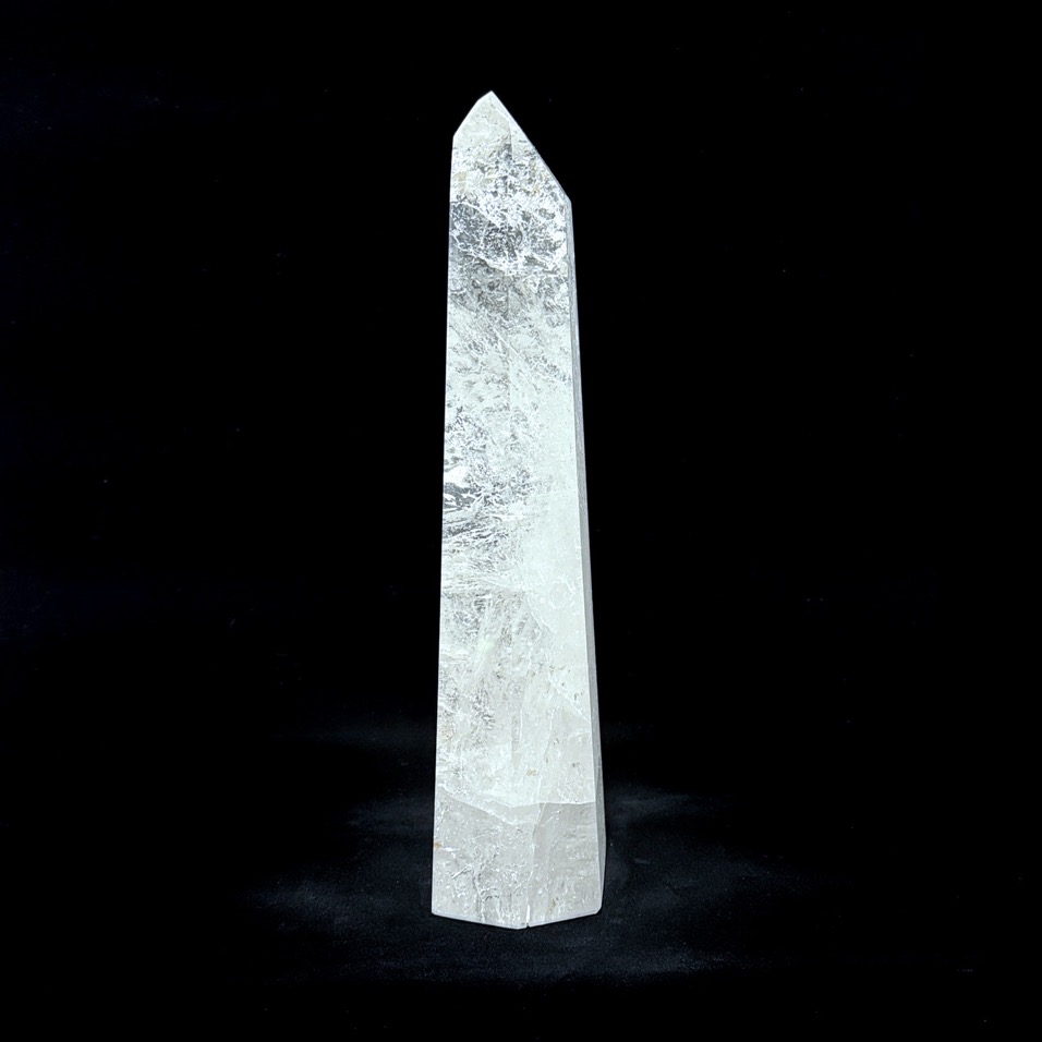 Giant Quartz Polished Obelisk 13.25", Brazil - Image 8