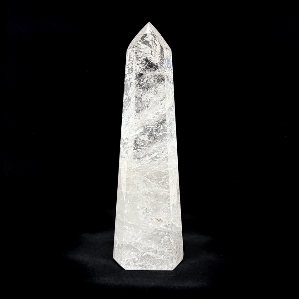 Giant Quartz Polished Obelisk 13.25", Brazil - Image 9