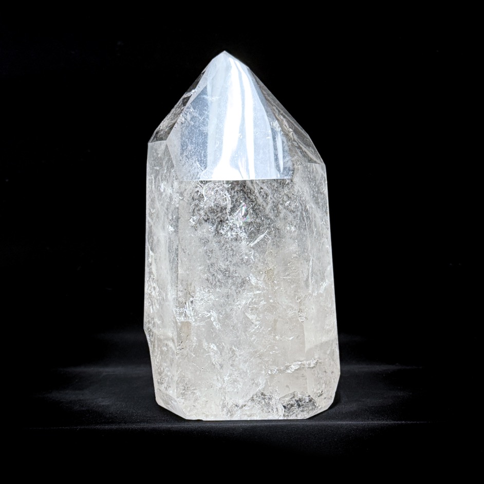 XL Quartz Polished Point 8.75", Brazil - Image 5