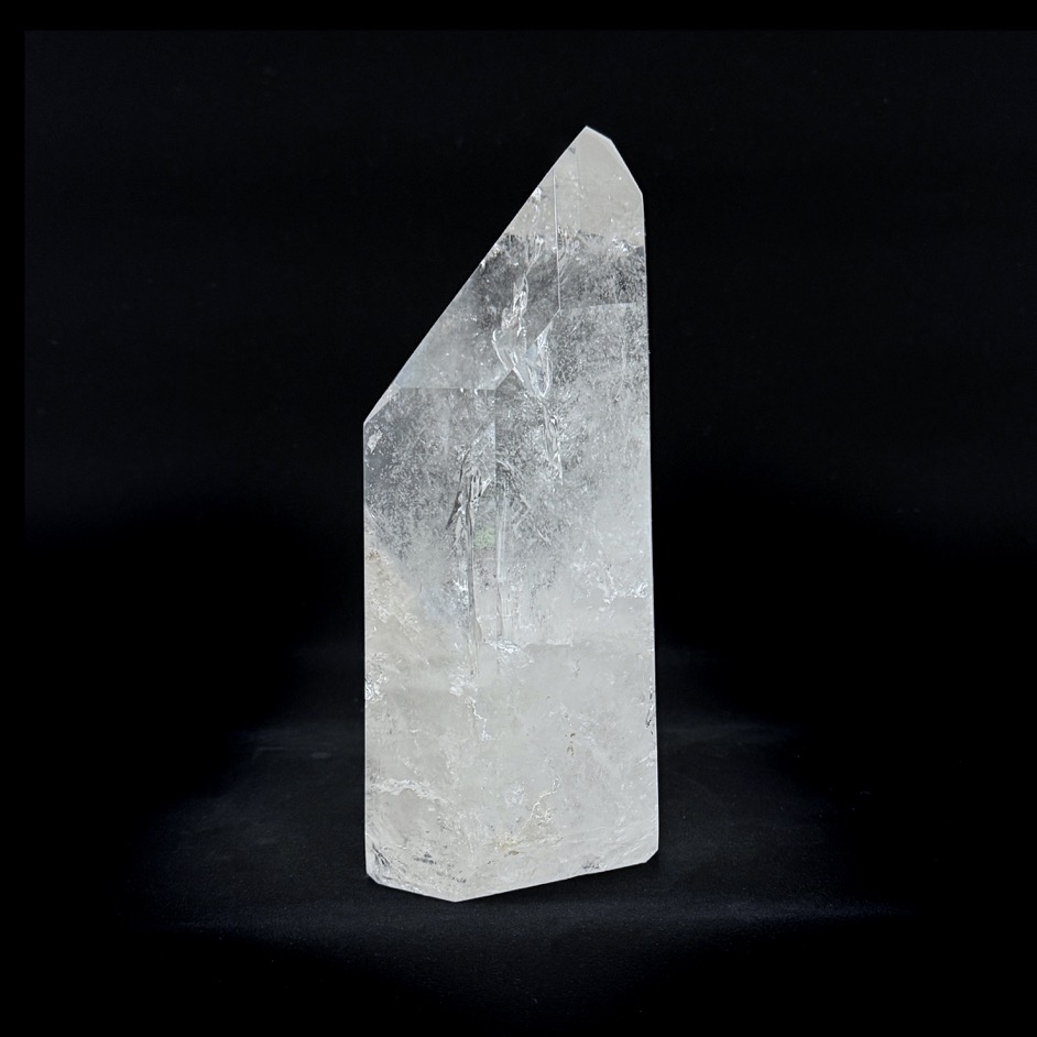 XL Quartz Polished Point 8.75", Brazil - Image 9