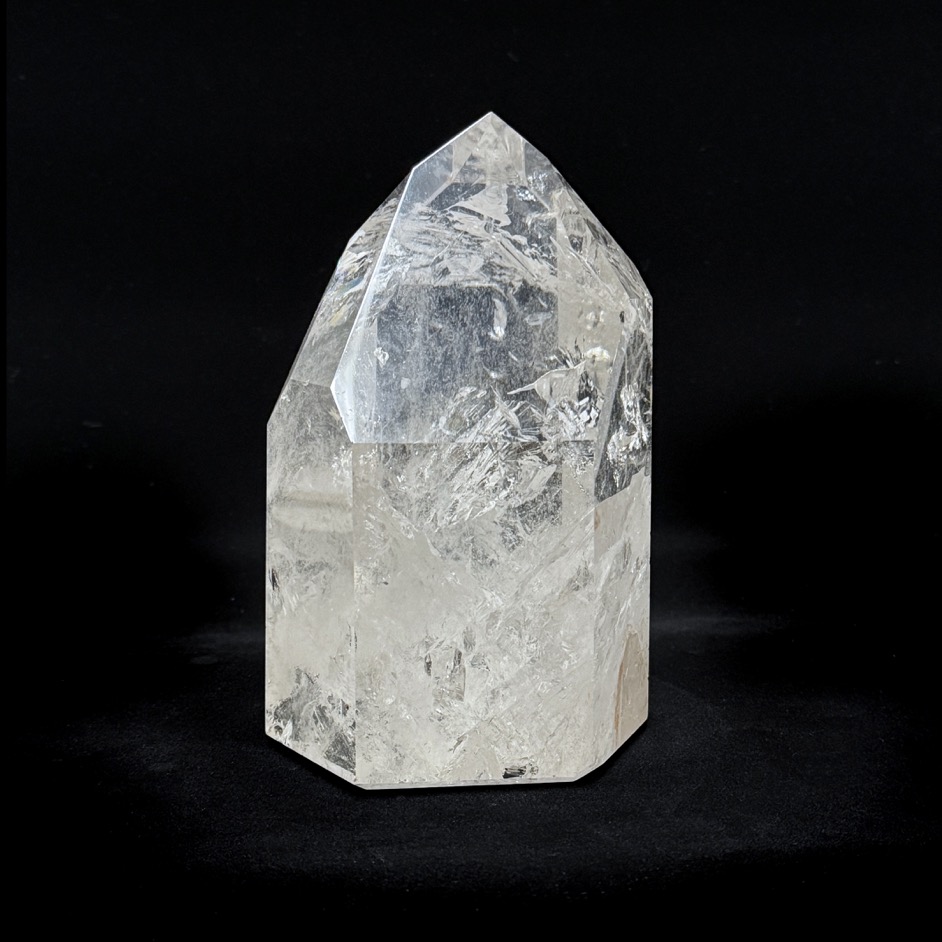 XL Quartz Polished Point 6.5", Brazil - Image 2