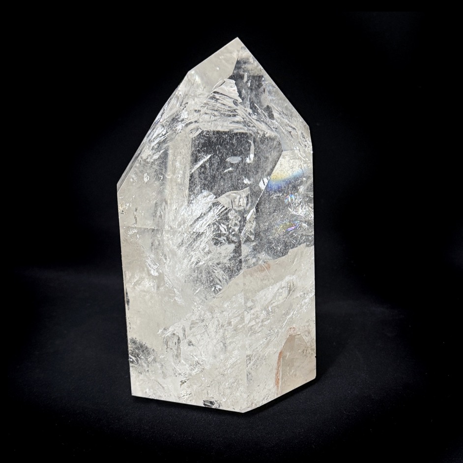 XL Quartz Polished Point 6.5", Brazil - Image 6
