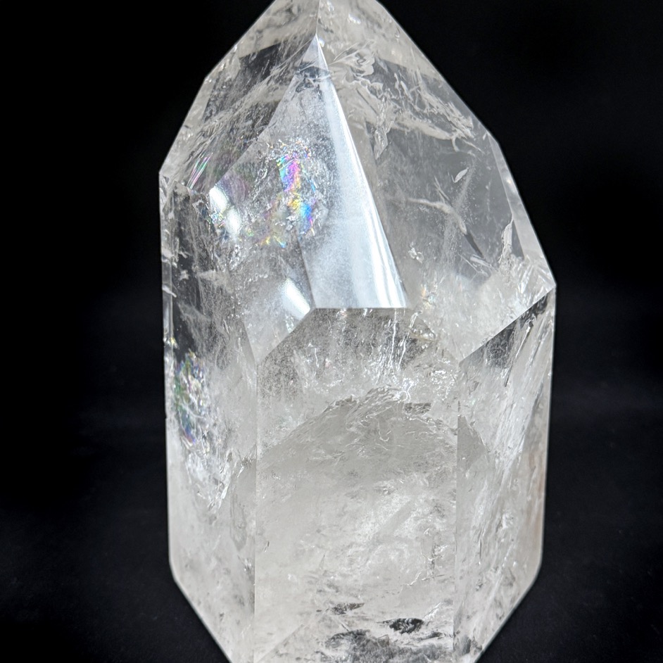 XL Quartz Polished Point 6.5", Brazil - Image 8