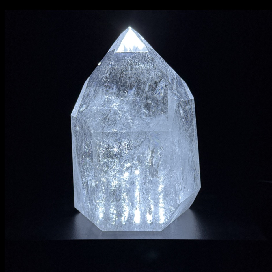 XL Quartz Polished Point 6", Brazil - Image 6