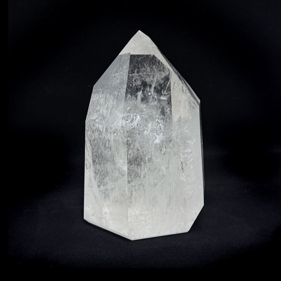 XL Quartz Polished Point 6", Brazil - Image 5