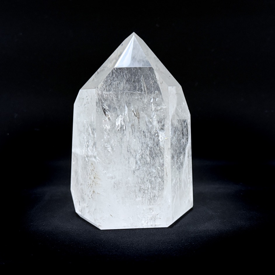 XL Quartz Polished Point 6", Brazil - Image 11