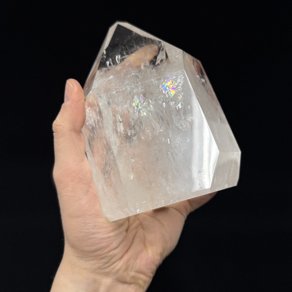 XL Quartz Polished Point 6", Brazil - Image 3