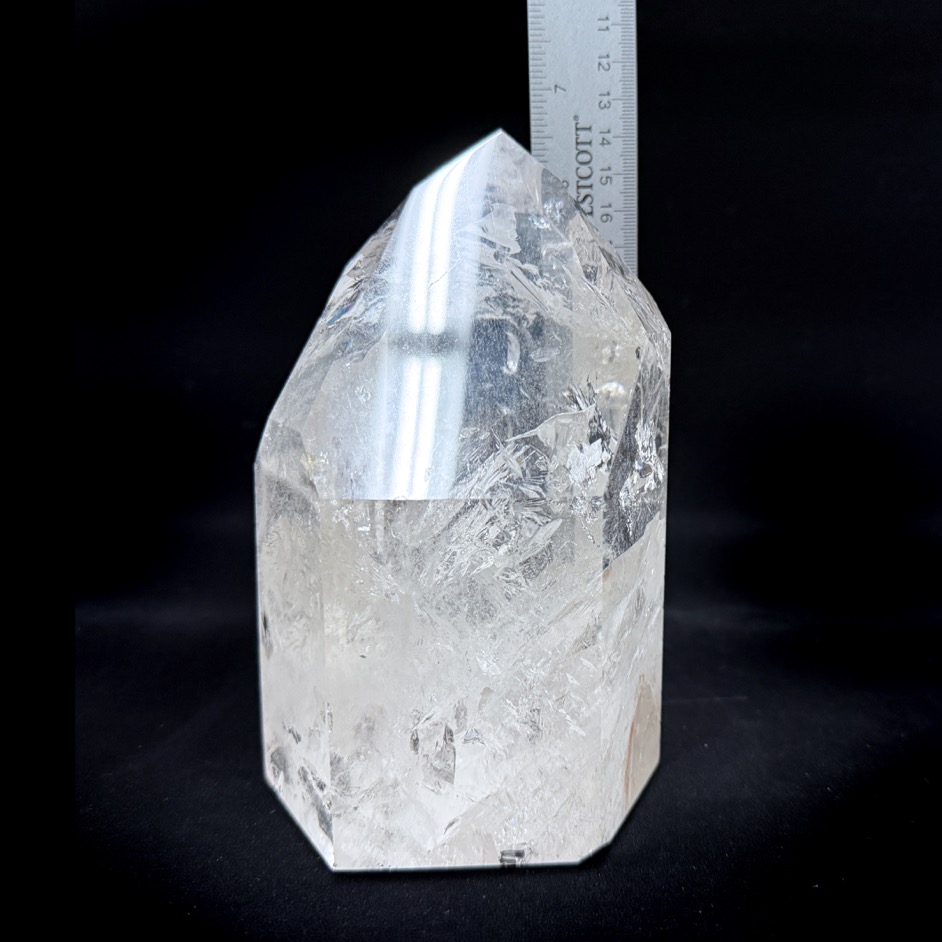 XL Quartz Polished Point 6.5", Brazil - Image 13