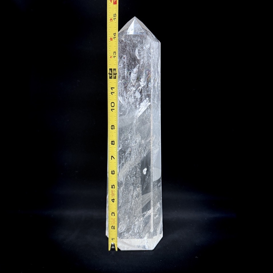 Giant Quartz Polished Obelisk 15.5", Brazil - Image 9