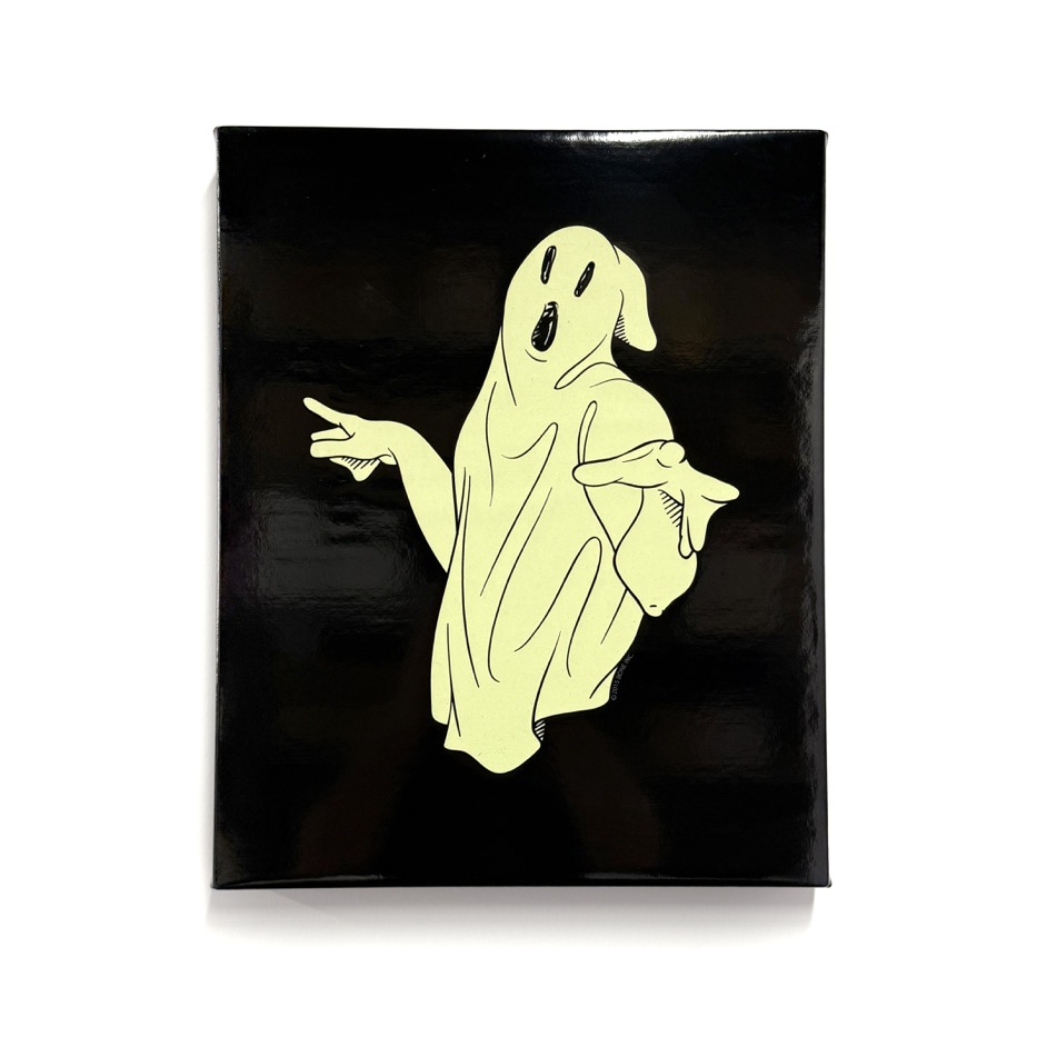 Mr. Spooky, Screen Print on Vinyl 16" x 20" - Image 2