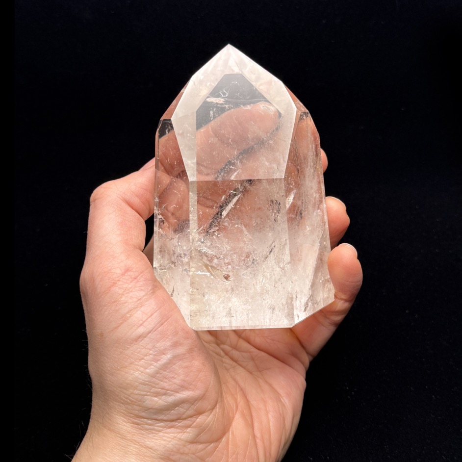 Quartz Polished Point 4.5", Brazil - Image 2