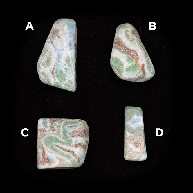 Dark Aqua Larimar Tumbled, Dominican Republic - Image 3