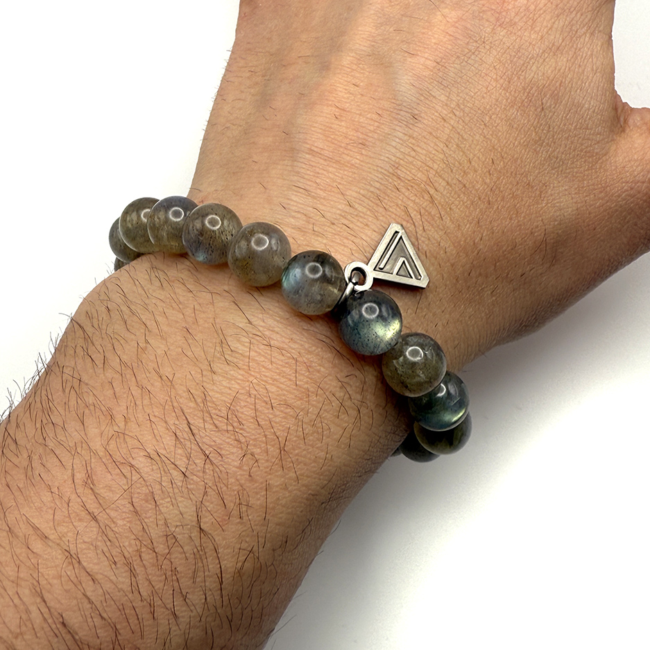 Labradorite Bead Bracelet (11mm) (AA) - Image 2