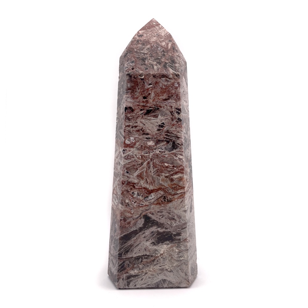 Brecciated Jasper Large Polished Obelisk 8", Brazil