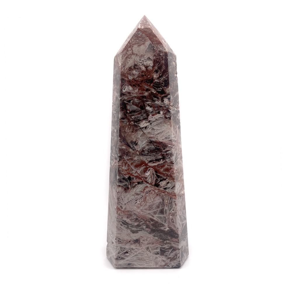 Brecciated Jasper Large Polished Obelisk 8", Brazil - Image 6