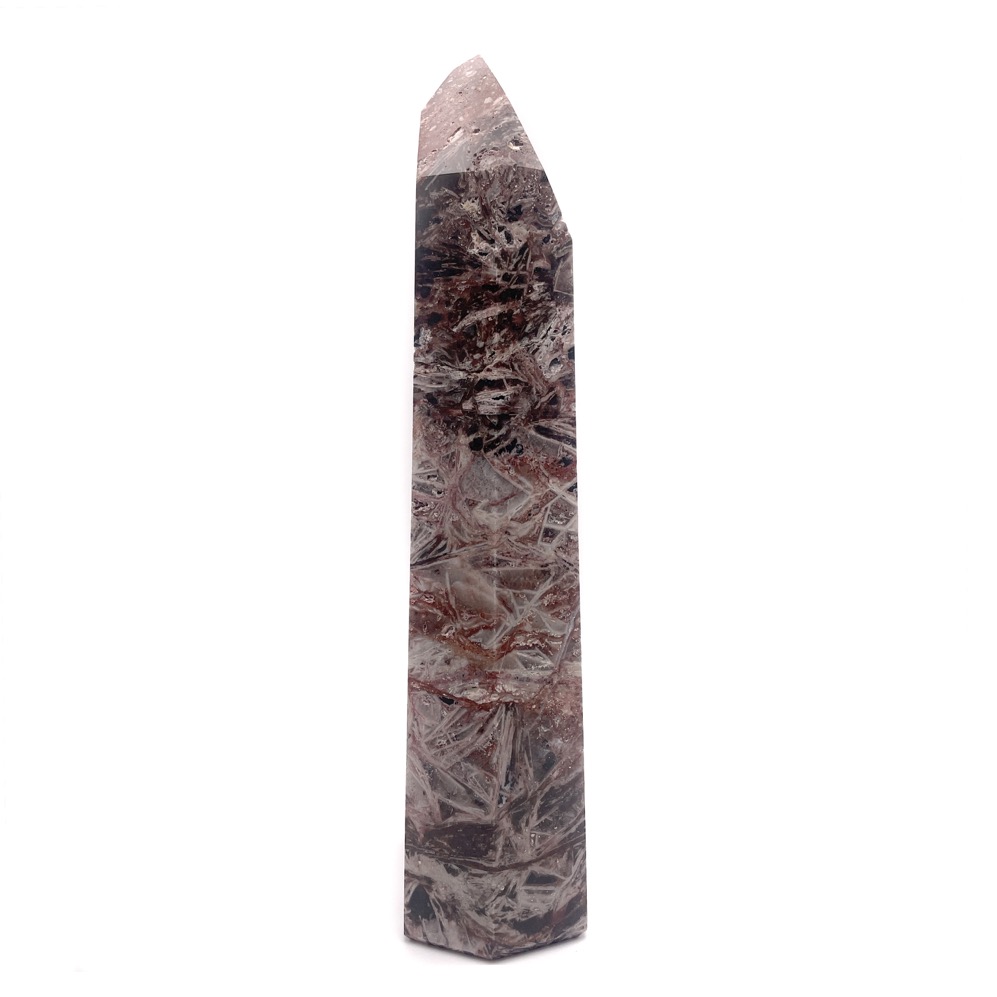 Brecciated Jasper Large Polished Obelisk 8", Brazil - Image 5