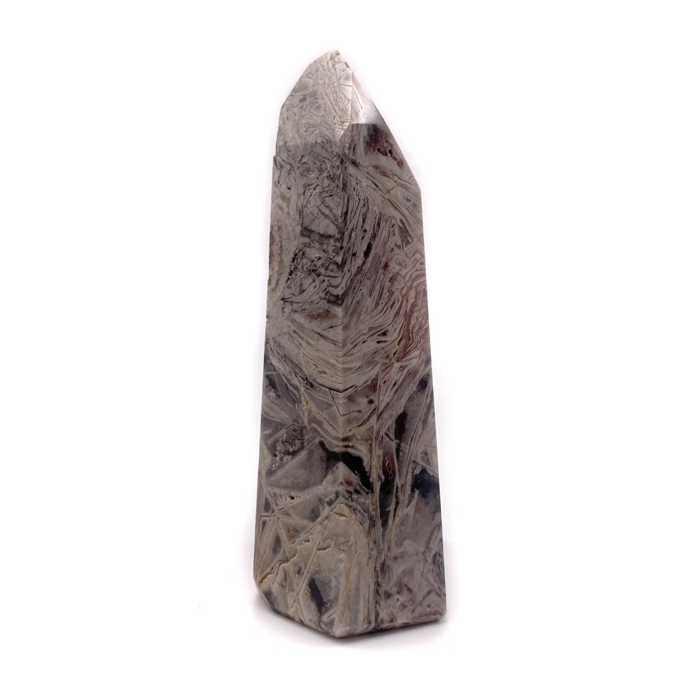 Brecciated Jasper Med Polished Obelisk 5", Brazil - Image 6