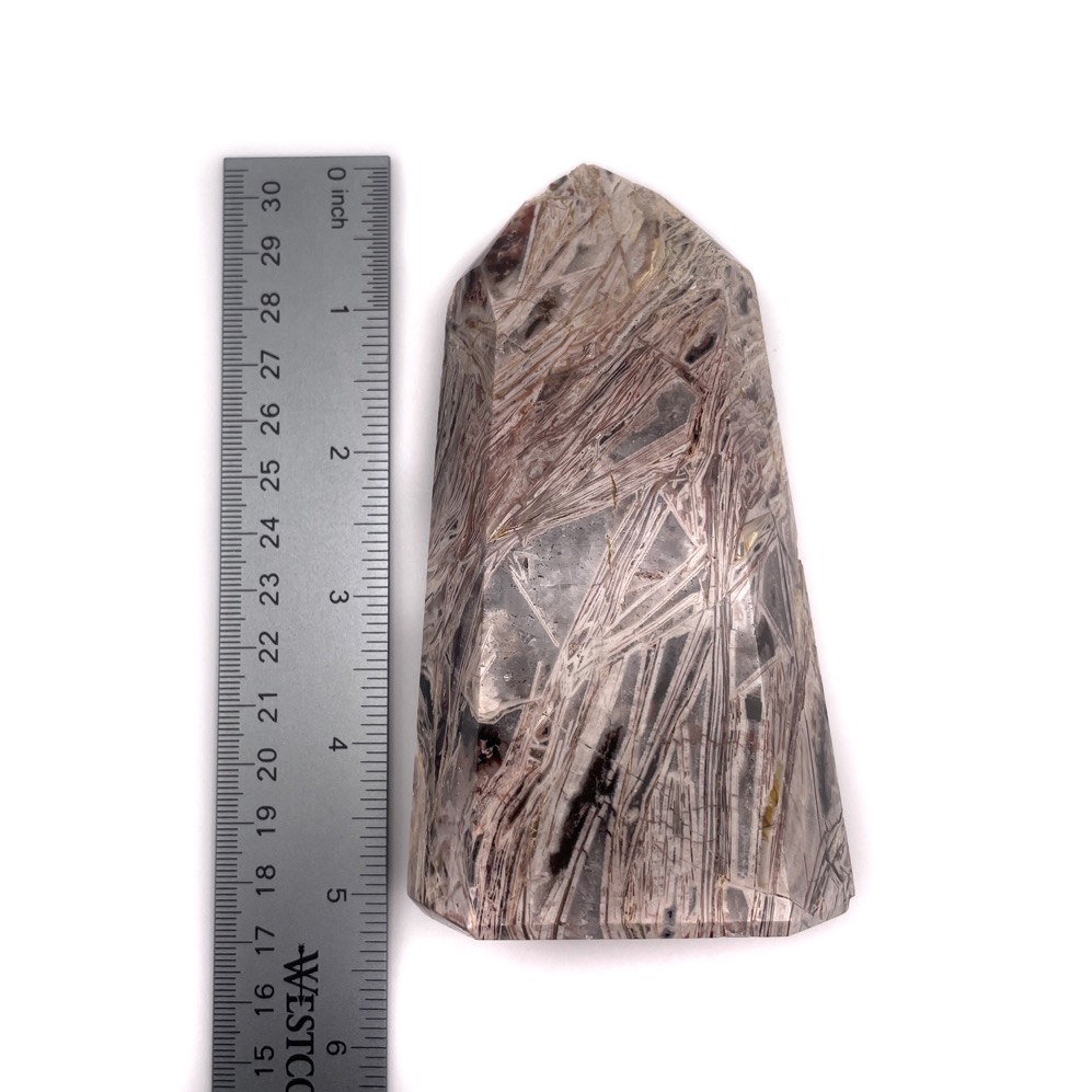 Brecciated Jasper Med Polished Obelisk 5", Brazil - Image 7