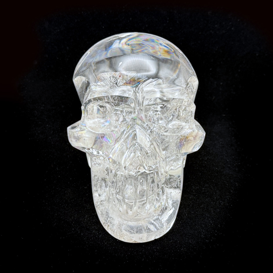 Quartz Crystal Skull 6", Brazil - Image 3