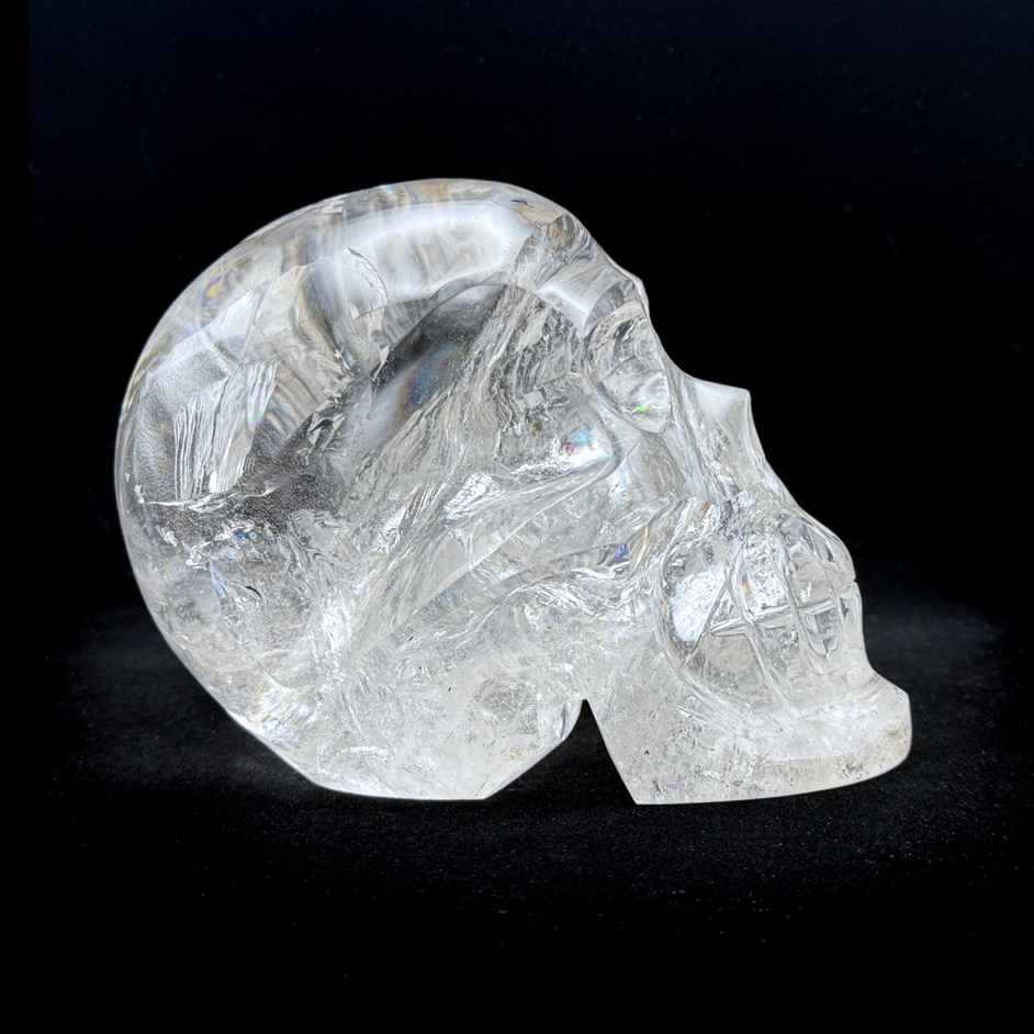 Quartz Crystal Skull 6", Brazil - Image 6