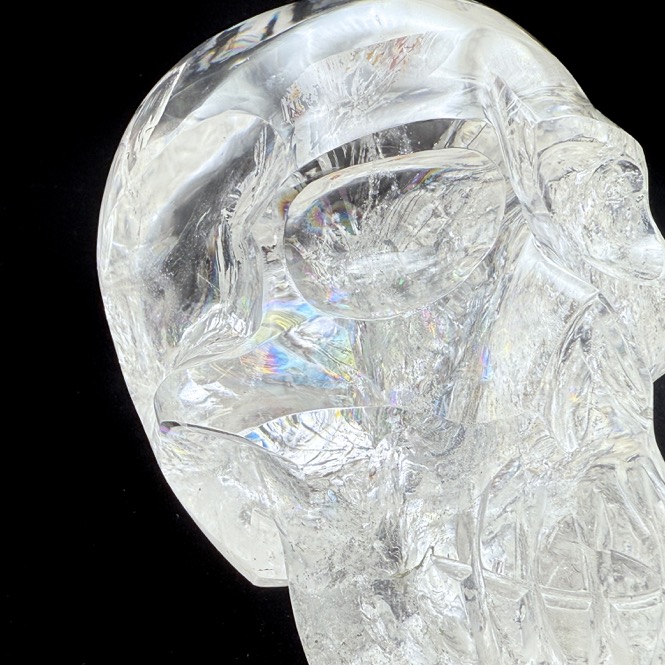 Quartz Crystal Skull 6", Brazil - Image 12