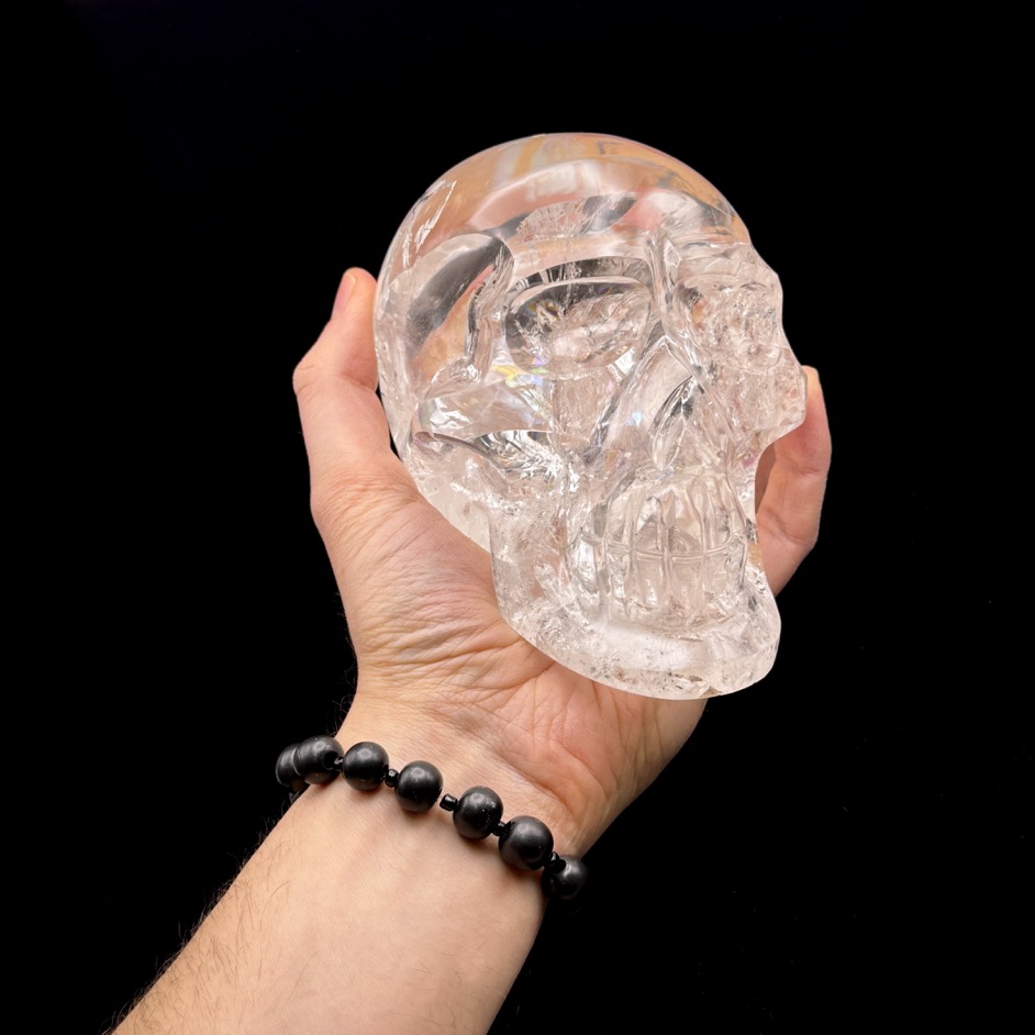 Quartz Crystal Skull 6", Brazil - Image 10