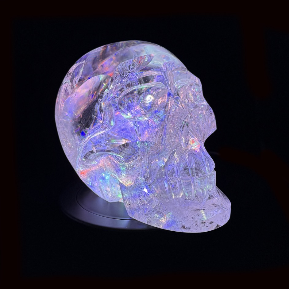 Quartz Crystal Skull 6", Brazil - Image 5
