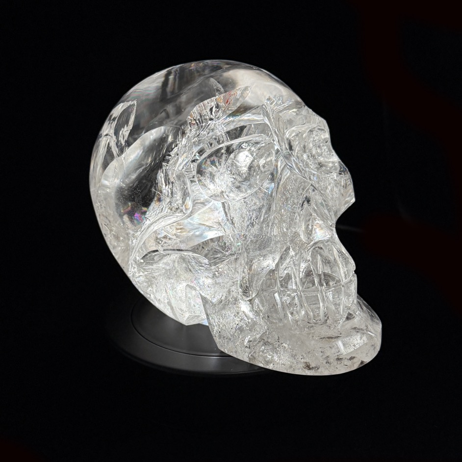 Quartz Crystal Skull 6", Brazil - Image 4