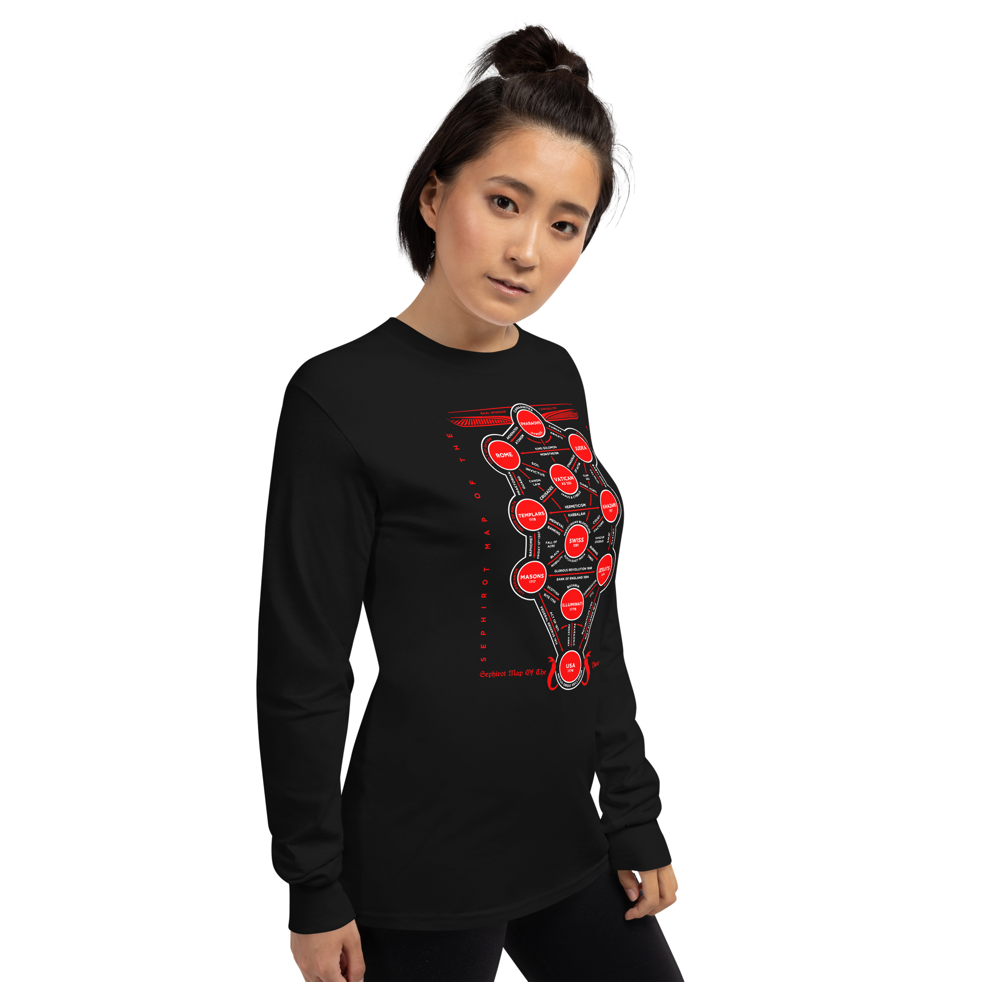 Sephirot Map Long Sleeve T-Shirt - Image 4