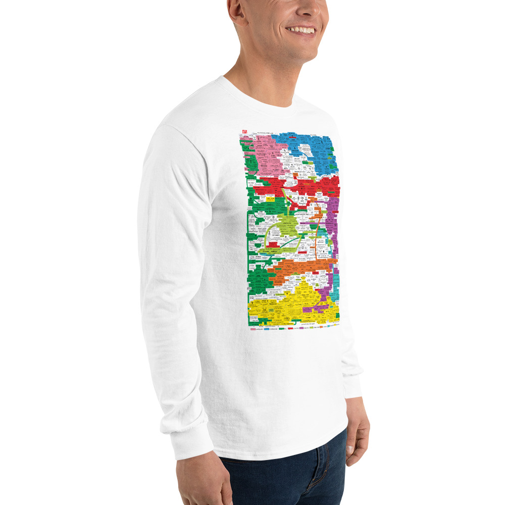 Q-KEY LONG SLEEVE T-SHIRT (WHITE) - Image 3