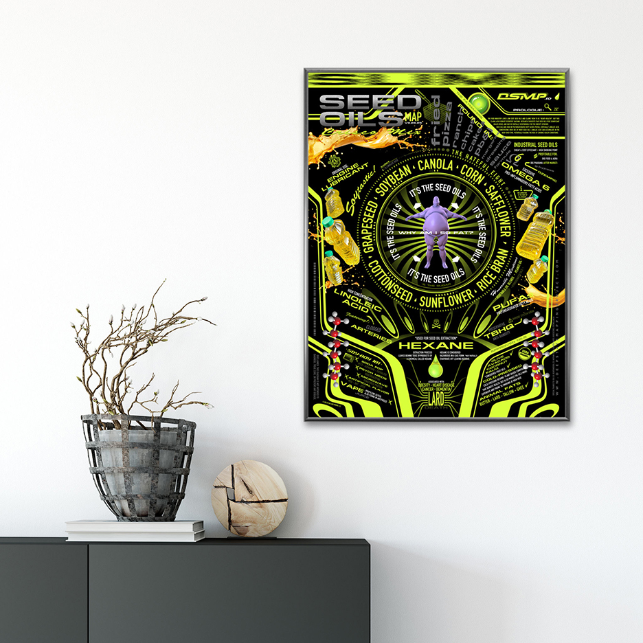 Seed Oils Map Poster 18 x 24" - Image 2
