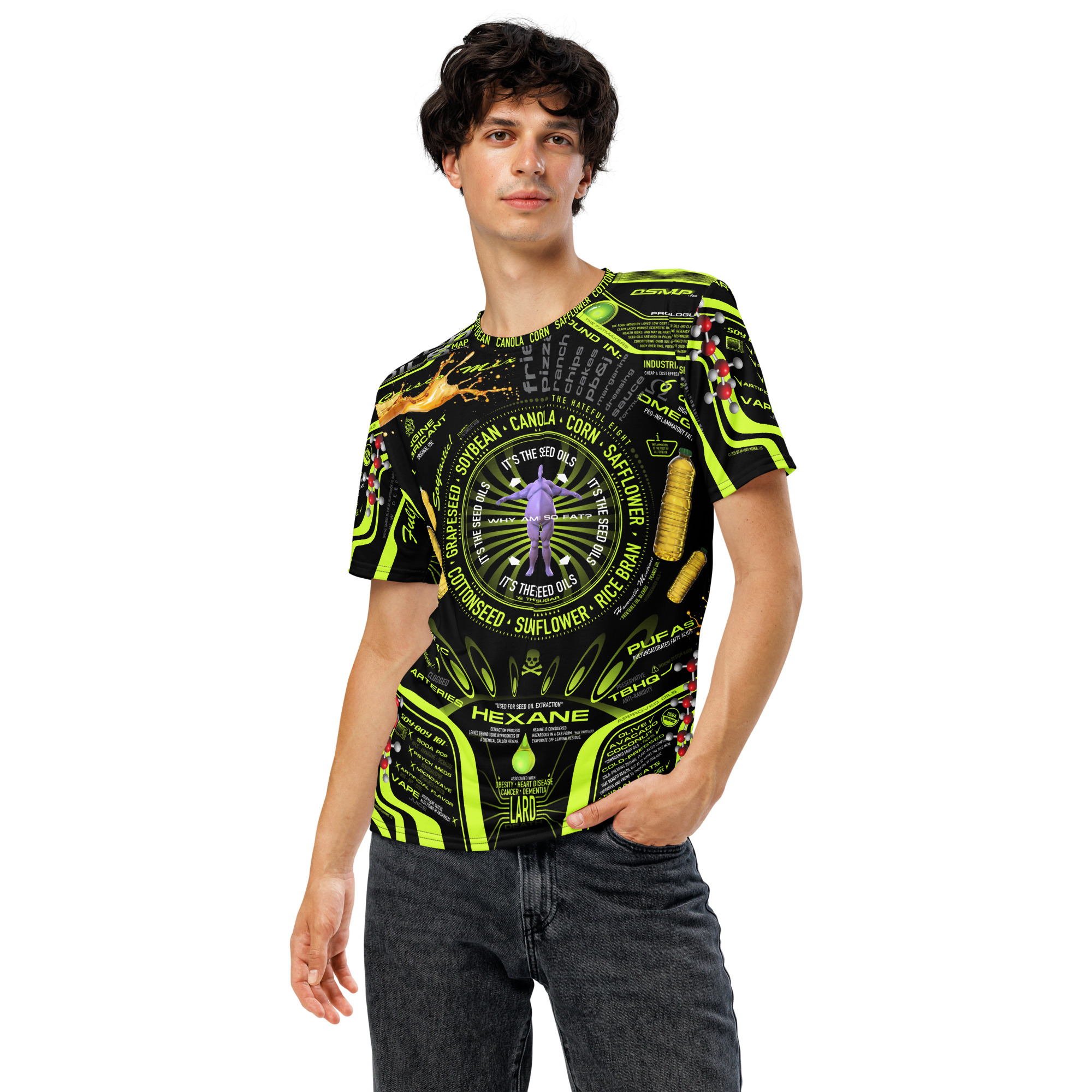 Seed Oils Map T-Shirt - Image 7