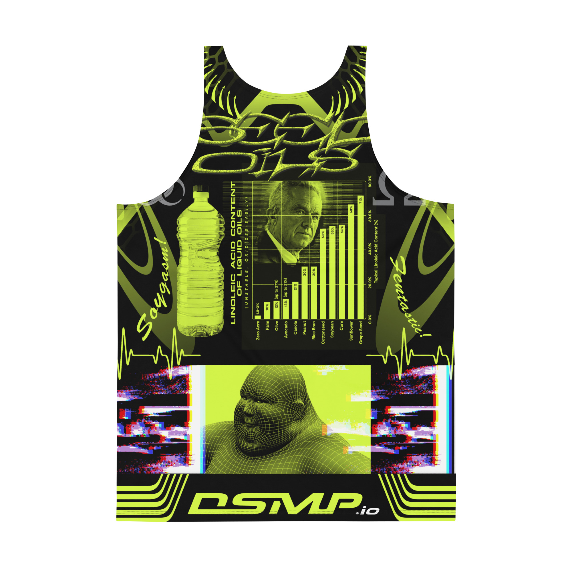 Seed Oil Map Tank Top - Image 2