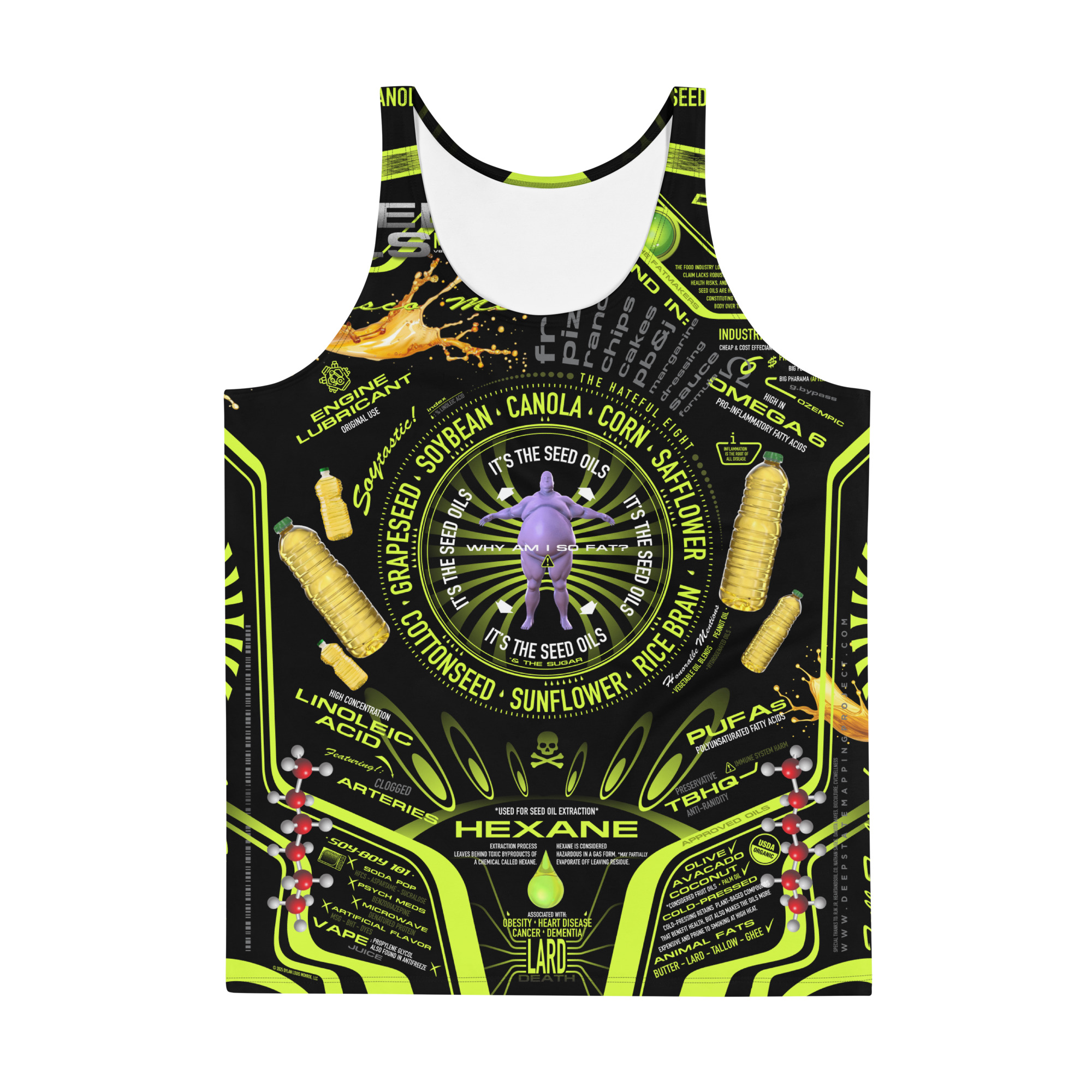 Seed Oil Map Tank Top