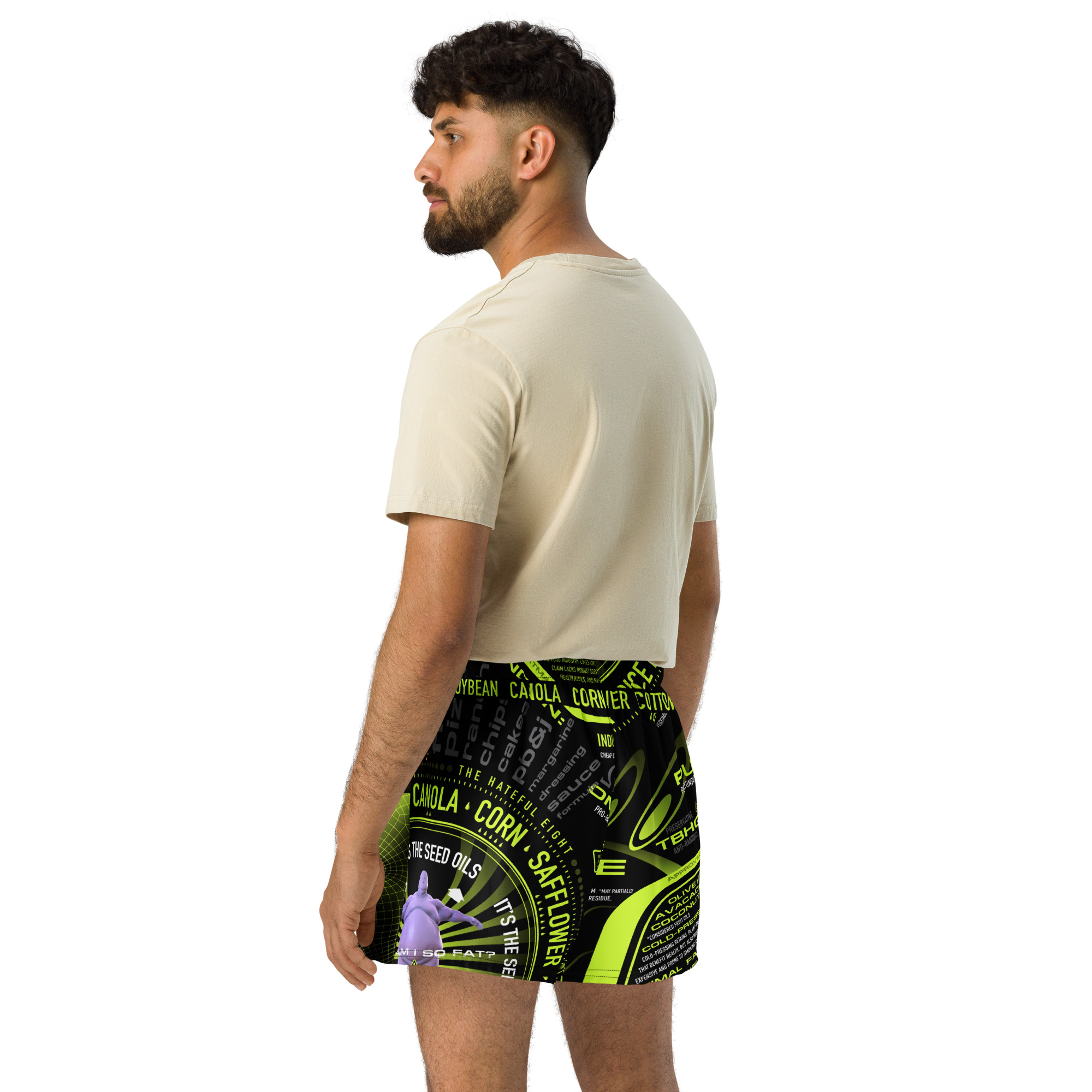 Seed Oil Map Running Shorts - Image 4