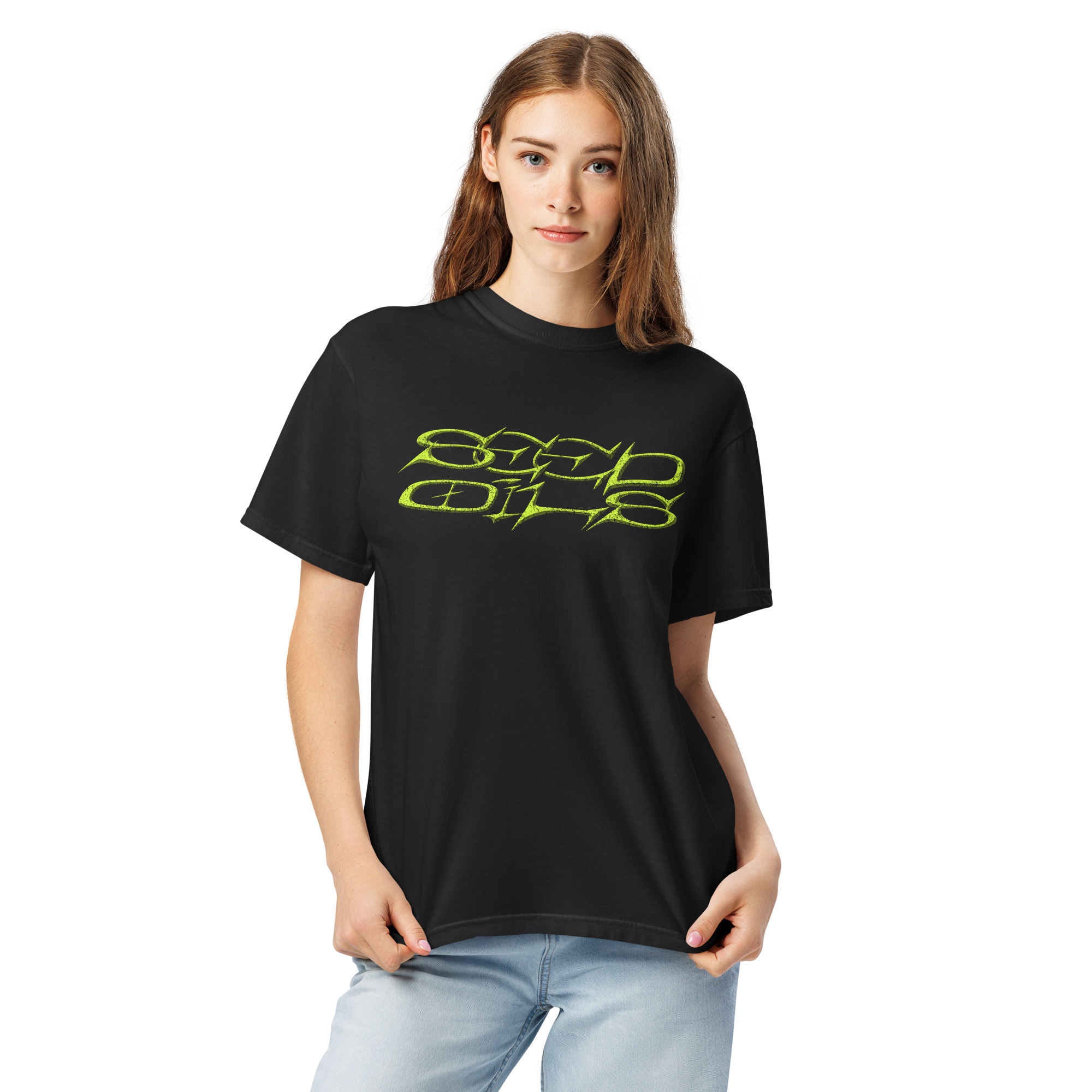 Seed Oils Map, Metal Logo T-Shirt - Image 4