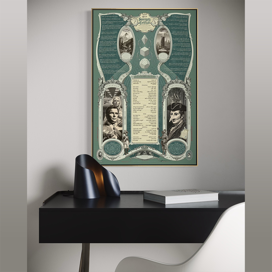 Sovereignty Certificate Poster, 24 x 36" - Image 6