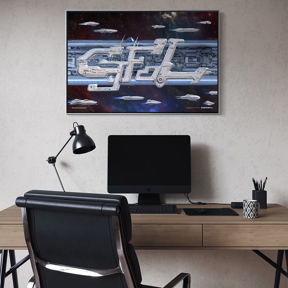 Galactic Federation of Light Logo Poster 24" x 36" - Image 5