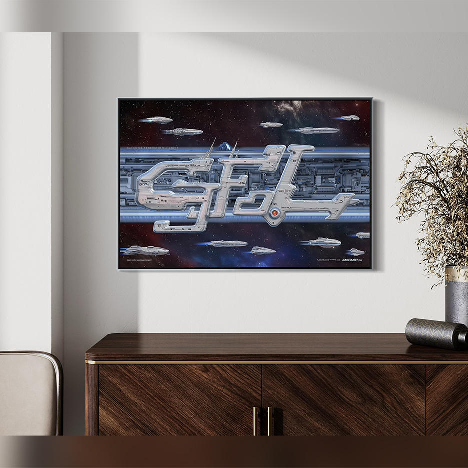 Galactic Federation of Light Logo Poster 24" x 36" - Image 3