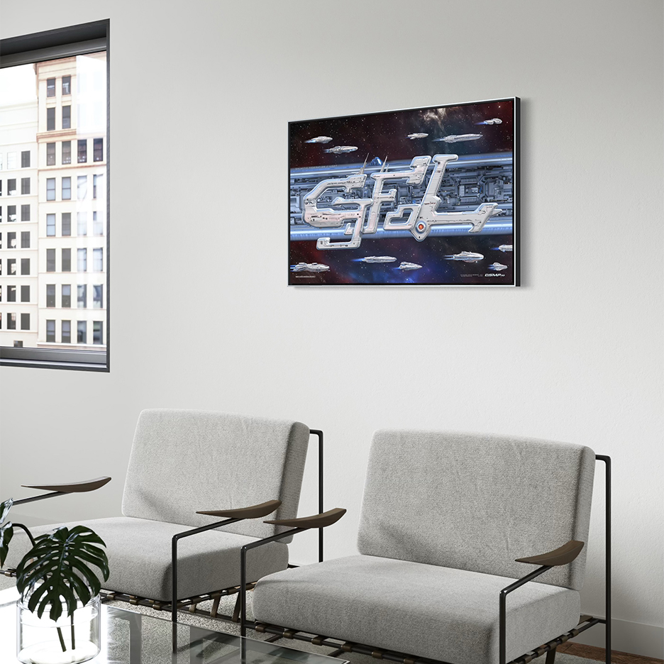 Galactic Federation of Light Logo Poster 24" x 36" - Image 4