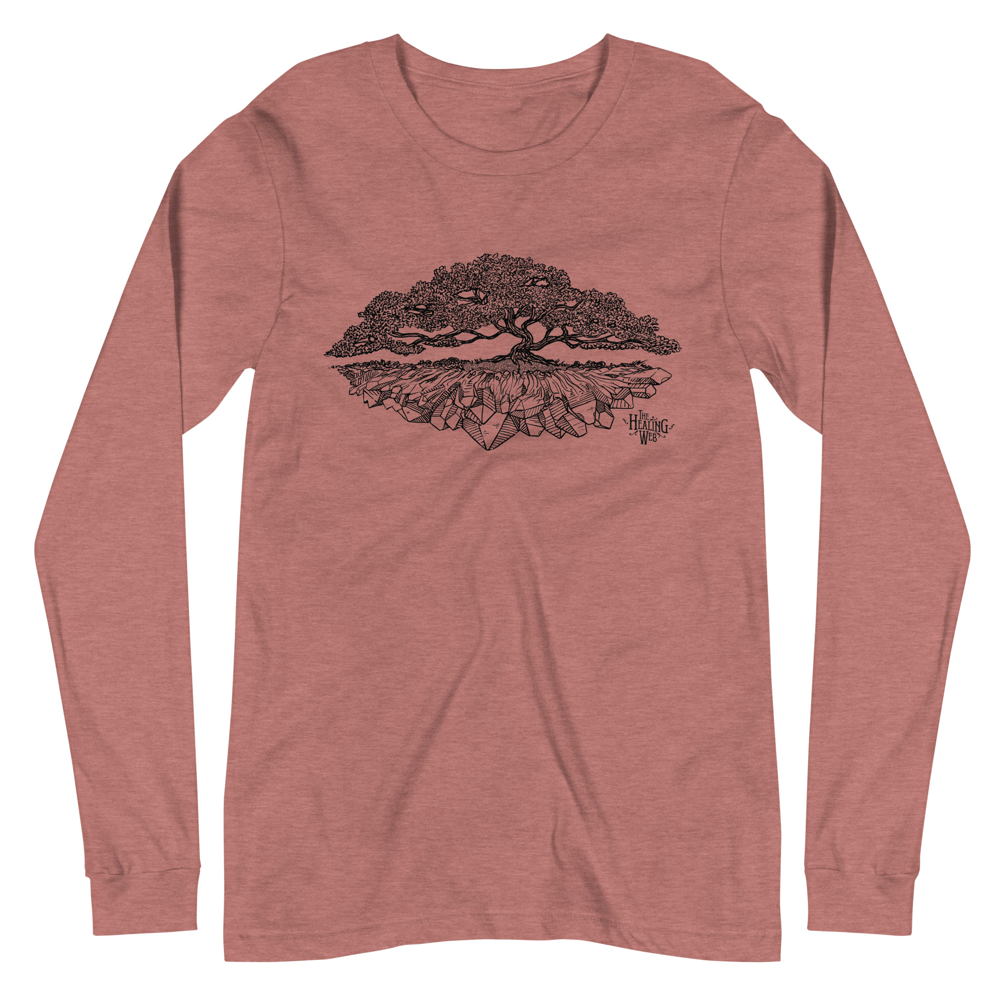 Healing Web Tree Unisex Long Sleeve Tee - Image 7