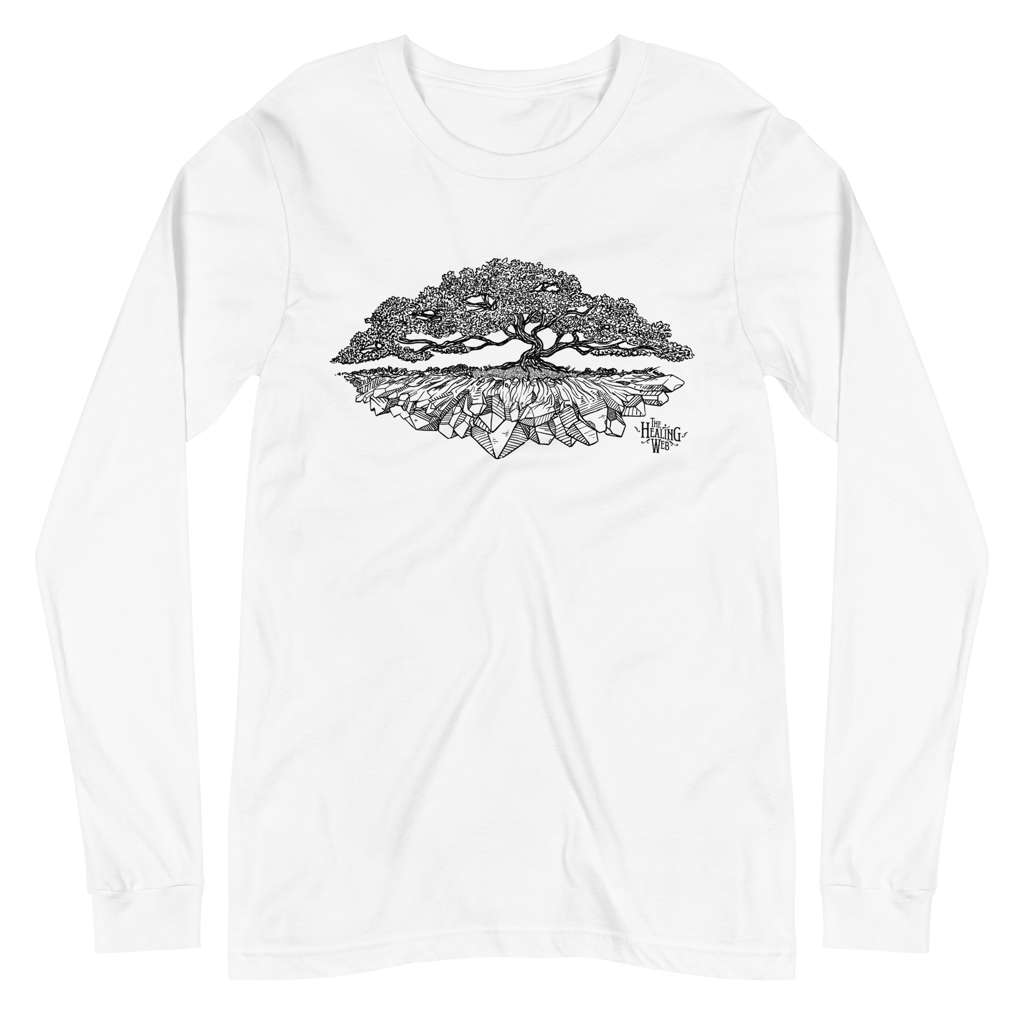Healing Web Tree Unisex Long Sleeve Tee - Image 15